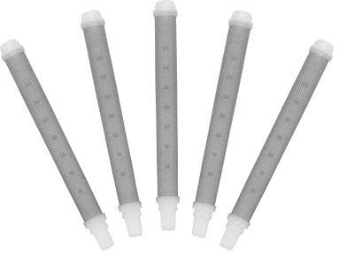 QWORK® 5Pcs 60 Mesh Pistola De Aerosol Airless Elementos Filtrantes, para Pistola de Pintura sin Aire