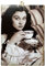 KUSTOM ART Bild im Vintage-Stil, Serie Attore & Caffè Vivien Leigh in Rossella O'Hara di Via mit Wind, Druck auf Holz, 18 x 25 cm.
