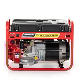 Benzin Stromerzeuger 5,5 kW – Leiser Inverter-Generator mit automatischer Spannungsregelung (AVR) – 18L Tank – Bis zu 9,2 Std. Laufzeit für gewerblichen und privaten Gebrauch, 96 dB/A