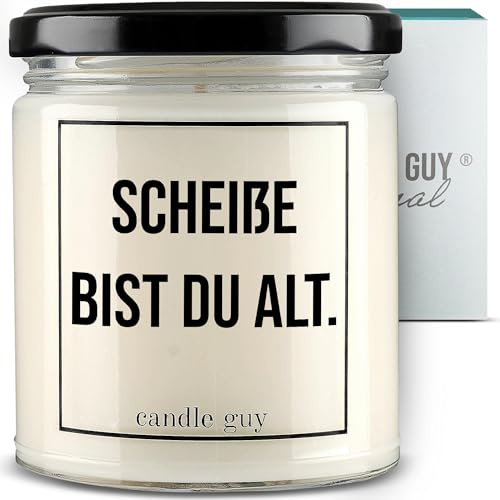 candle guy Duftkerze im Glas [Brennzeit 70h] - Duft-Kerze handgemacht mit Spruch | Freches Geschenk für Frauen, Freundin, Geburtstag | 100% Sojawachs, schöne natürliche Düfte mit ätherischem Öl