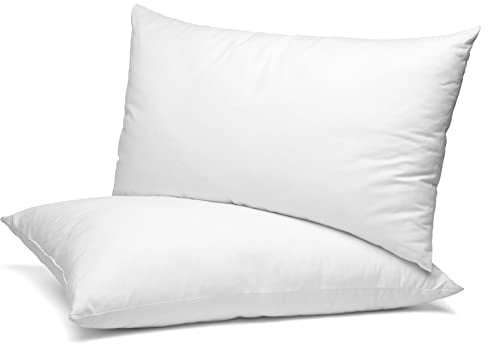 SM Decor Pillows 2 Pack, Medium Support Bounce To Back Hotel Quality Firm Filling Bed Pillows For Side, Stomach And Back Sleeper, Firm Body Pillows