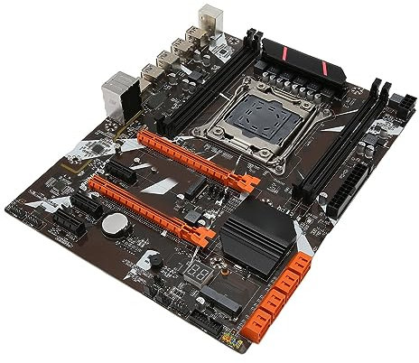 VBESTLIFE X99 Computer-Motherboard, LGA 2011 3 DDR4 Quad-Channel NVME PCIE X4 Gaming-Motherboard, 4 USB3.0, Gigabit-Netzwerkkarte, für DIY-Computer