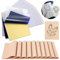 Rayyl 40 Stück Kunsthaut Tattoo Übungshaut Transferpapier Set, Tattoo Set Anfänger 10 Stück Tattoo Übungshaut und 30 Blatt Tattoo Stencil Papier für Tattoo Zubehör