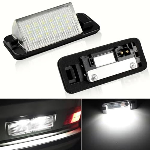 BHZNGD 2 Stück Kofferraumlampe Kennzeichenleuchte 6000K für B/MW 3-Serie E36 318i 318is 318ti 320i 323i 325i 325is 328i 328is M3 Kennzeichenleuchte