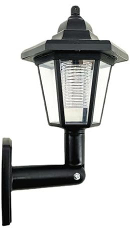 MagiDeal 2x Solar Hex Lichter Garten Landschaft Lampe Wasserdichte Ornamente, solar Leuchte Rasen Licht Dekor für Front Tür Garage