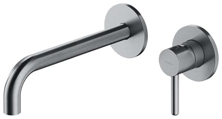 Omnires Y1215HLNI, Einbauwaschtischarmatur mit langem Auslauf Y, Nickel