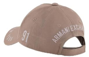 Armani Exchange Herren Ax New York Hat Baseballkappe, Treibholz, Einheitsgröße