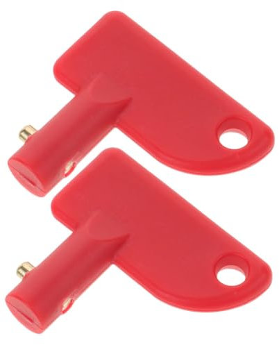 SOLUSTRE 2stücke Batterie Trennschalter Griff Für Auto Boot Und Truck Not-aus System Zur Vermeidung Von Batterie-leckagen Einfache Installation Vielseitig Einsetzbar