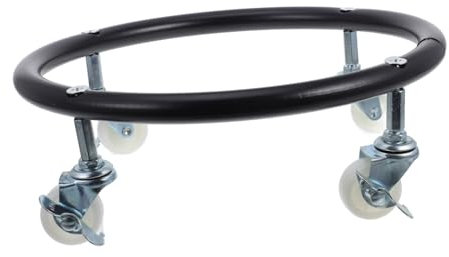 Zerodeko Propane Gas Bottle Stand Wheels Propane Tank Dolly Cylinder Gas Tank Bracket