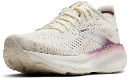 Brooks Women’s Adrenaline GTS 25 Supportive Running & Walking Shoe, Coconut/Argyle, 13 Medium