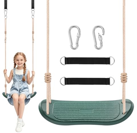 Fionrziy Ergonomische Schaukel,Wetterfester & Rutschfester Kinderschaukel