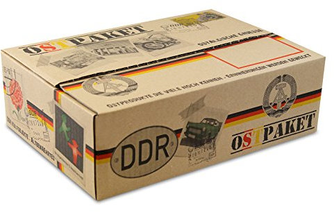 OLShop AG 15er Pack Ostpaket Leerkarton Bedruckt klein, Ostkarton, Ostkiste, Ossipaket, Ostpaket zum Selbstbefüllen, Geschenkkarton, Geschenkkiste, Geschenkverpackung, Karton, Pappkarton, Kiste