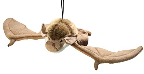 Carl Dick Fledermaus mit Anhänger, Plüschtier, Kuscheltier ca. 19cm lang, 40cm Spannweite 3374001