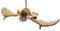 Carl Dick Fledermaus mit Anhänger, Plüschtier, Kuscheltier ca. 19cm lang, 40cm Spannweite 3374001