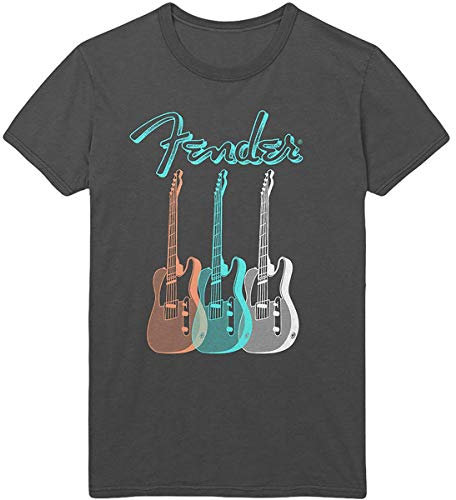 T-Shirt # Xxl Unisex Grey # Triple Guitar