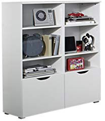Rauch Möbel Alvara Regal mit 2 Schubladen in Weiß inklusive 4 Einlegeböden BxHxT 93 x 119 x 42 cm