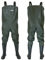 Wathose Herren Anglerhose mit Stiefel Gr 38-47 wasserdichte Watthosen Teich Fischer Watstiefel Hose (40)
