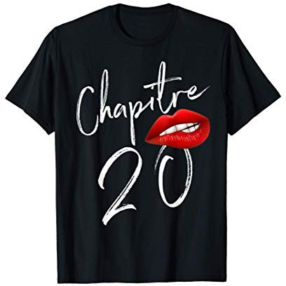 Nées en 2001 Chapitre 20 ans joyeux anniversaire T-Shirt