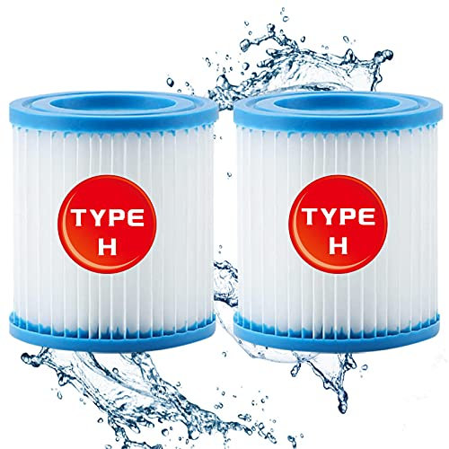 LXTOPN per Intex Piscina Cartuccia Filtro Tipo H 29007 per Filtro Pompe 28601, 28602 (2 PCS)