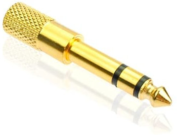 Ziyan 6,35mm Klinkenstecker auf 3,5mm Kopfhörer Buchse Klinke AUX Audio Stereo Adapter