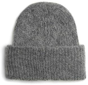 PIECES Damen Pcbera Hood Noos 17110321,Medium Grey Melange,Einheitsgröße
