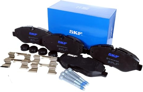 SKF Scheibenbremse Bremsbelag mit Zubehör VKBP 80089-4er Set - Position Vorderachse Höhe 93 mm Länge 203 mm Breite 131 mm Dicke 20,8 mm OE Qualität