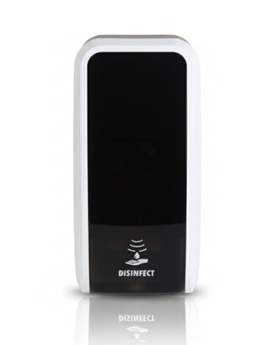 Blanc HYGIENIC Cosmos Sensor-Desinfektionsspender Schwarz-Weiß | Berührungsloser Sensor-Spender mit 3 Dosierstufen und bis zu 1.000 Anwendungen je Kartusche; ohne Füllmittel/Batterien