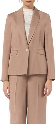 Comma Blazer aus Leinenmix