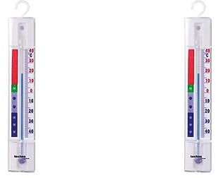 Technoline WA 1020 Kühlschrankthermometer, 24 x 155 x 9 mm, weiß (Packung mit 2)