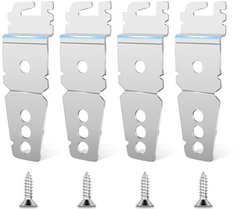 Staffa di montaggio sottopiano per lavastoviglie, compatibile con lavastoviglie Whirlpool, Kenmore, KitchenAid Maytag, kit staffa di montaggio superiore con viti di ricambio 8269145 WP8269145