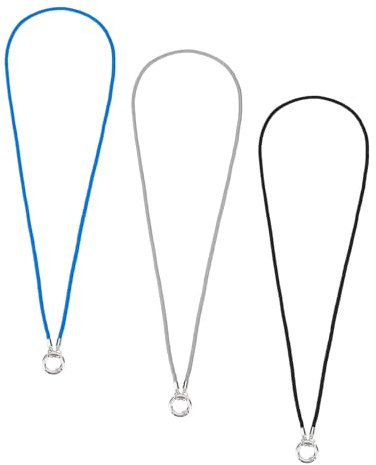 NICENEEDED 3 Stück Brillenmaskenhalterkette, Brillen-Anti-Verlust-Halterungsband, Brillenhalterkette Um Den Hals Mit Schlaufenring Für Damen Und Herren