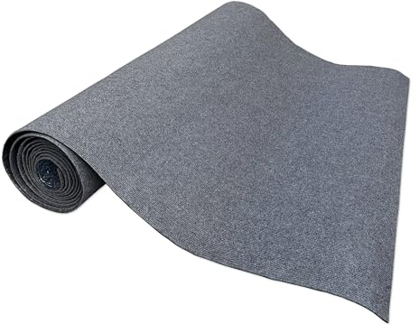 6 m² Selbstklebender Teppich Teppichboden Teppichbelag Bodenbelag Strapazierfähiger Wasserdicht – 120 cm x 500 cm (Hell)