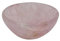 EDZZEL Bol en cristal de quartz rose sculpté à la main - 7,6 cm