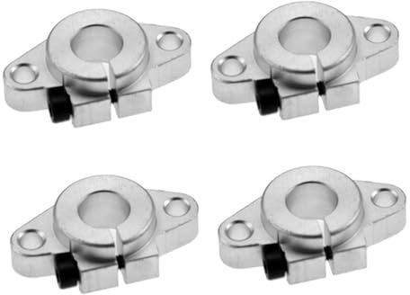 Linearschiene 4 Stück lineare Wellenunterstützung 8 10 12 13 16 2025 30 mm horizontale optische Achsenunterstützung, Halter, Flansch, lineares Lager, Wellenunterstützung Gleitführung(SHF8)