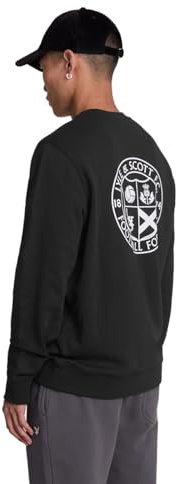 Lyle and Scott Herren Sweater Football for All Grafik Jet Black S