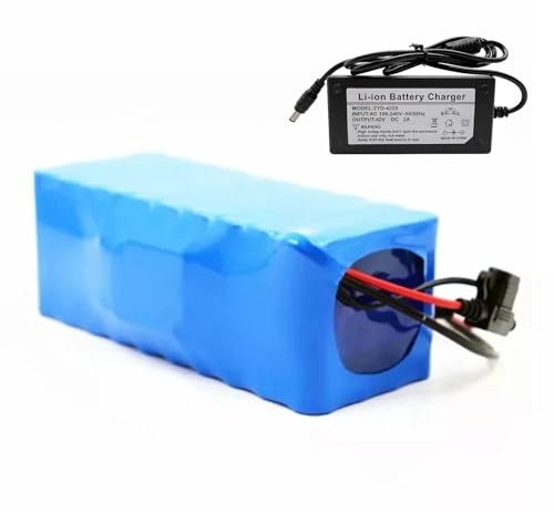 GNIUBBDB Batterie Lithium-ION 36 V 14 Ah 10S4P pour vélo électrique avec Chargeur BMS intégré pour Moteur de vélo électrique 200-1000 W XT90 Plug