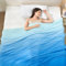 Elegear Sommerdecke Kühldecke mit Japanische Arc-Chill 3.0 Q-MAX>0,5 Kühlfasern Körperwärme Aufnehmen für Besseren Schlaf Antiallergisch Kühlende Bettdecke Superweicher, Farbverlauf Blau 150x200CM