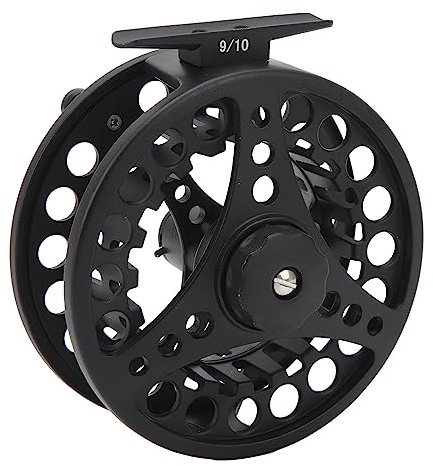 9/10 Leichte Metall-Fliegenfischerrolle, Große Arbor-Casting-Fliegenrolle für L-Rechtshand-Einholumrüstung, 3 Lager Im Lieferumfang Enthalten