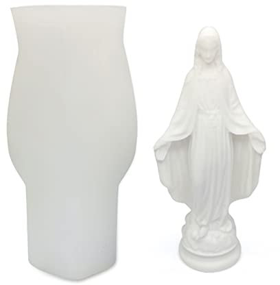 Molde de silicona virgen 3D para decoración hecha a mano para hacer jabón de yeso, moldes de resina epoxi