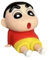 Eamily for Fat Tiger Figur, handgefertigt, PVC, Anime, Manga, Figur, Modell, Statue, Sammlerstücke, Dekorationen, Geschenke (rote Kleidung Shin-Chan)