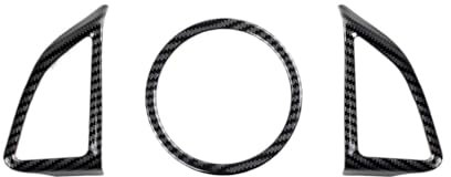 Auto Interieur Panel Für Chevrolet Für Camaro 2016 2017 2018 2019 2020 2021 2022 2023 2024 Auto Aufkleber ABS Carbon Faser Aufkleber Innen Trim Abdeckung Zubehör Auto Interieur Abdeckung(3pcs)