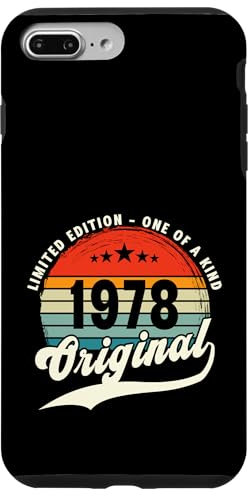 Classic 1978 Originale Vintage Birthday Est Limited Edition Custodia per iPhone 7 Plus/8 Plus