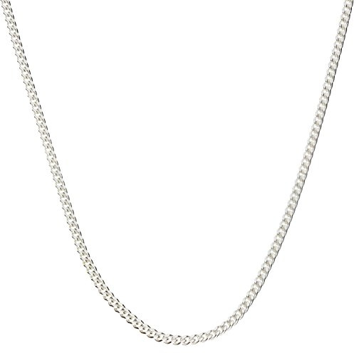 Löb Kette 925 Silber Panzerkette Panzer Silberkette ohne Anhänger 45cm Damen Sterlingsilber Glieder Halskette Vergoldet für Damen Herren Kinder