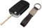 KASER Coque Clé Télécommande Plip pour Land Rover Discovery TDV6 Rangrover Sport Freelander Range Rover avec Porte-Clés en Cuir