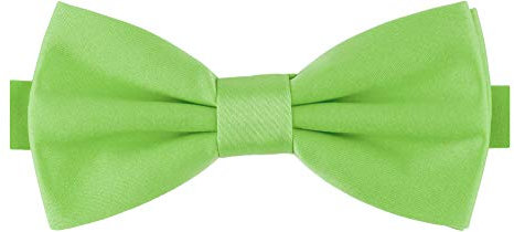 Ladeheid Herren Schmale Fliege M (12cm x 6cm), Pistazie, 12cm x 6cm