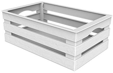 Bama Cassettina Milleusi Tina 25x31xh11.5cm Colore Panna Bianco, Argento, Unica