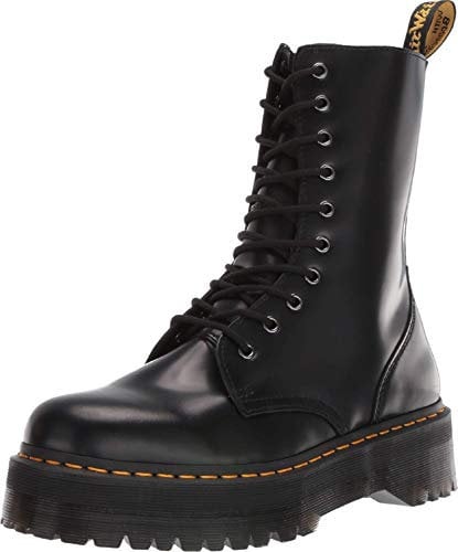 Dr. Martens, bovver Boots Unisex-Adulto, Black, 36 EU