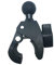 LDA GET Fresh Motorcycle Bicycle Handle Bar Rail Mount with 1 inch Ball Mount for Action Camera for Ram Mount Handlebar Clamp Black