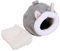 Zerodis Mini Hamster Bett, Cartoon Tierform Winter Warmes Schlafbett Nest für Kleintiere Igel Mäuse Ratte Zwerg Hamster Rennmaus(Gray)