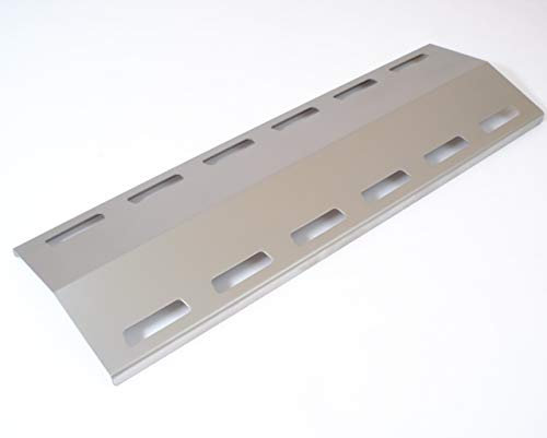 EWH Couvercle de brûleur pour barbecue à gaz en acier inoxydable 37,5 x 12 cm